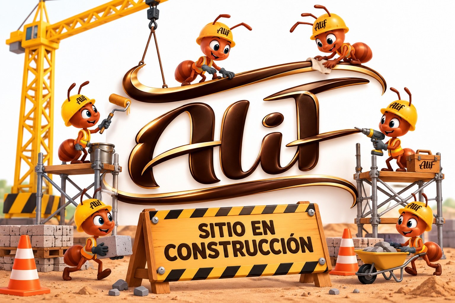 Alif · Sitio en construcción